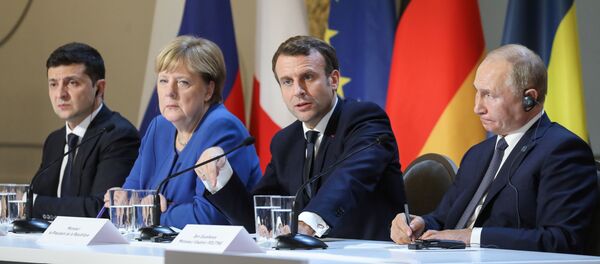 Пресс-конференция по итогам нормандского саммита Пресс-конференция по итогам нормандского саммита - Sputnik Таджикистан