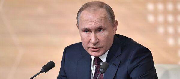 Ежегодная большая пресс-конференция президента РФ В. Путина - Sputnik Таджикистан