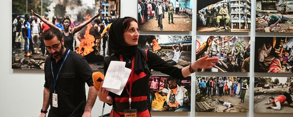 Открытие выставки победителей IV международного конкурса имени А. Стенина - Sputnik Тоҷикистон