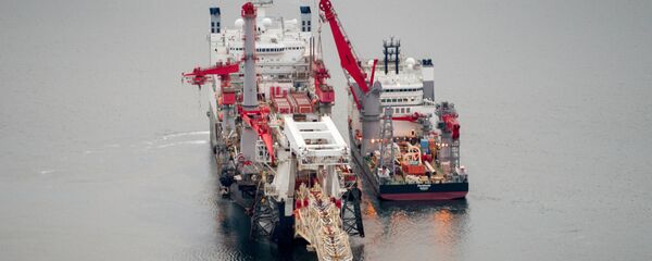 Работы по укладке газопровода Северный поток - 2 Работы по укладке газопровода Северный поток - 2 - Sputnik Таджикистан