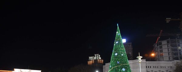 Новогодняя елка в Душанбе - Sputnik Тоҷикистон