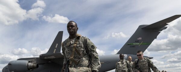 Военнослужащих американской национальной гвардии, архивное фото - Sputnik Таджикистан