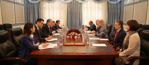 Встреча с Первым заместителем Помощника Госсекретаря США - Sputnik Таджикистан