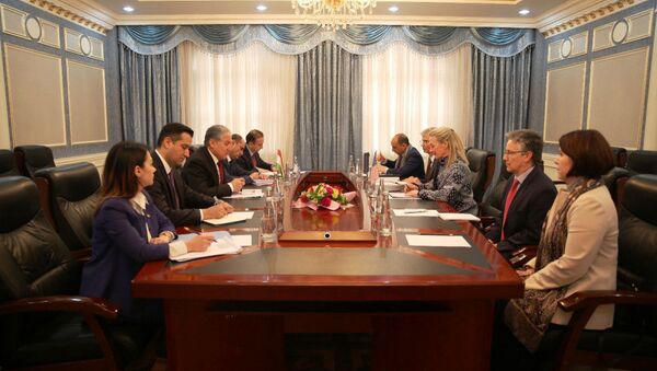 Встреча с Первым заместителем Помощника Госсекретаря США - Sputnik Таджикистан