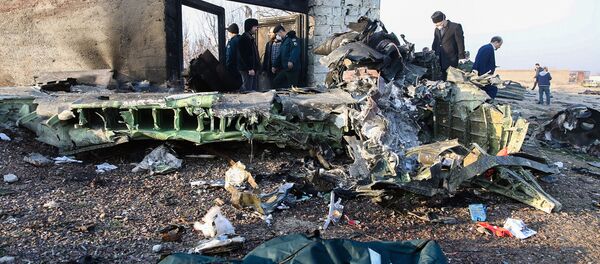 На месте крушения самолета в Иране  - Sputnik Таджикистан