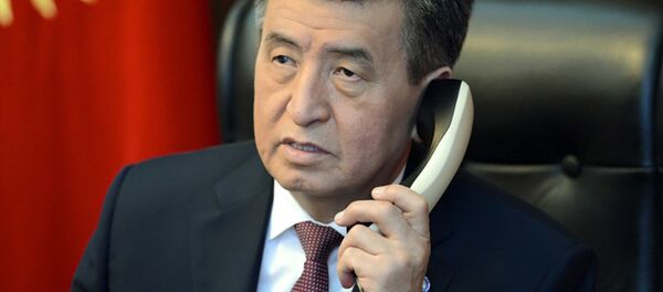 Президент Кыргызской Республики Сооронбай Жээнбеков - Sputnik Таджикистан