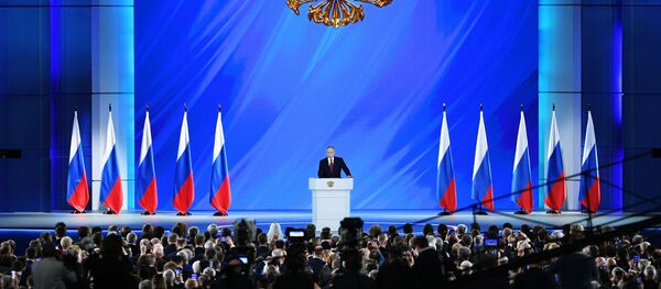 Ежегодное послание президента РФ В. Путина Федеральному Собранию Ежегодное послание президента РФ В. Путина Федеральному Собранию - Sputnik Таджикистан