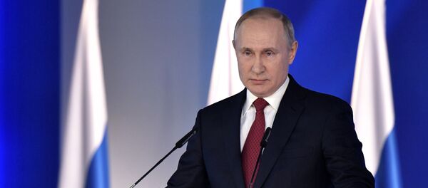 Ежегодное послание президента РФ В. Путина Федеральному Собранию - Sputnik Тоҷикистон