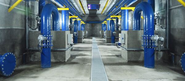 Новая станция по фильтрации воды в Душабне - Sputnik Таджикистан