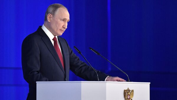 Ежегодное Послание президента РФ В. Путина Федеральному собранию - Sputnik Таджикистан