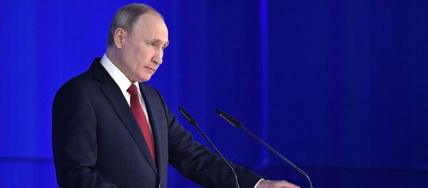 Ежегодное Послание президента РФ В. Путина Федеральному собранию Ежегодное Послание президента РФ В. Путина Федеральному собранию - Sputnik Таджикистан