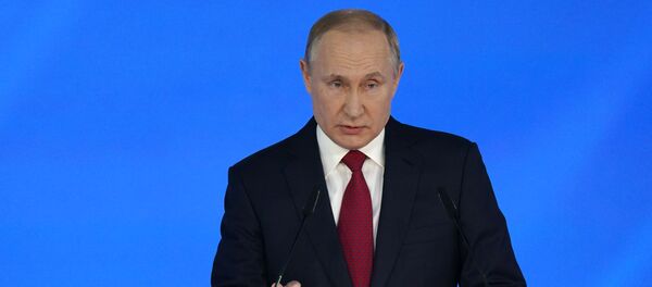 Ежегодное послание президента РФ В. Путина Федеральному Собранию - Sputnik Тоҷикистон