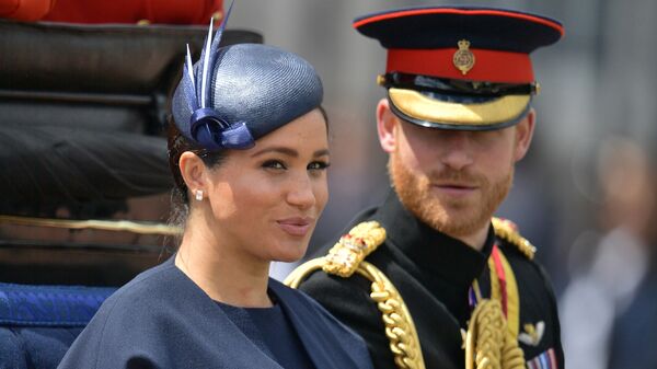 Герцогиня  Сассексская Меган Маркл и британский принц Гарри - Sputnik Таджикистан