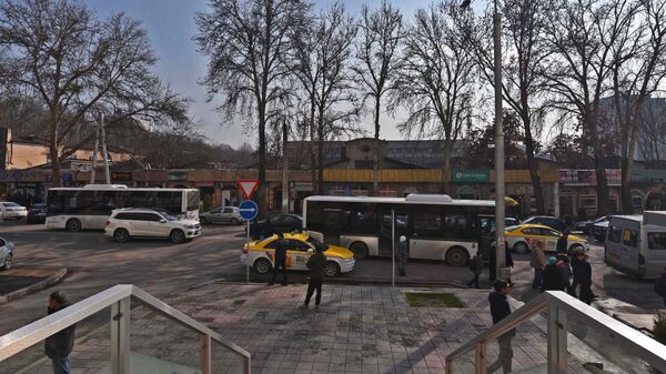 Улица в городе Душанбе - Sputnik Тоҷикистон