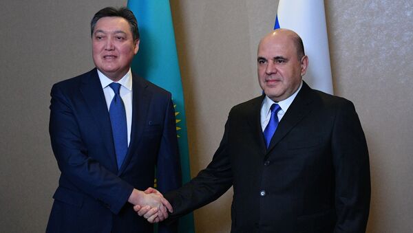 Рабочий визит премьер-министра РФ М. Мишустина в Казахстан - Sputnik Таджикистан
