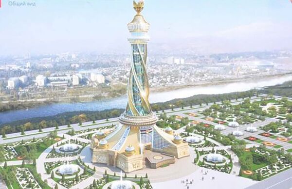 Супориши Президент дар маҷлис: Рустам Эмомалӣ бо ҷойи сохтмони мӯҳташамтарин боғ рафт - Sputnik Тоҷикистон