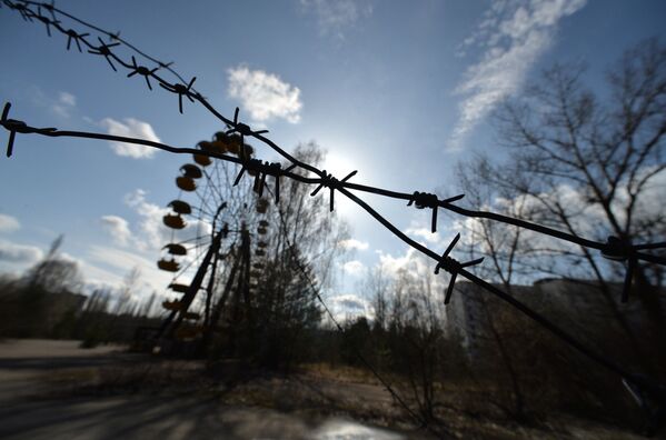 В эвакуированном после аварии на ЧАЭС городе Припяти в Чернобыльской Зоне Отчуждения - Sputnik Таджикистан