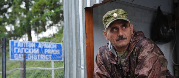 Пограничный пункт Ингур в Гальском районе Абхазии Пограничный пункт Ингур в Гальском районе Абхазии - Sputnik Таджикистан