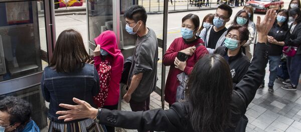 Ситуация в Гонконге в связи с коронавирусом - Sputnik Тоҷикистон