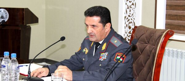 Абдулло Навҷувонов, сардори Раёсати вазорати корхо дохилии Тоҷикстон дар вилояти Суғд - Sputnik Тоҷикистон