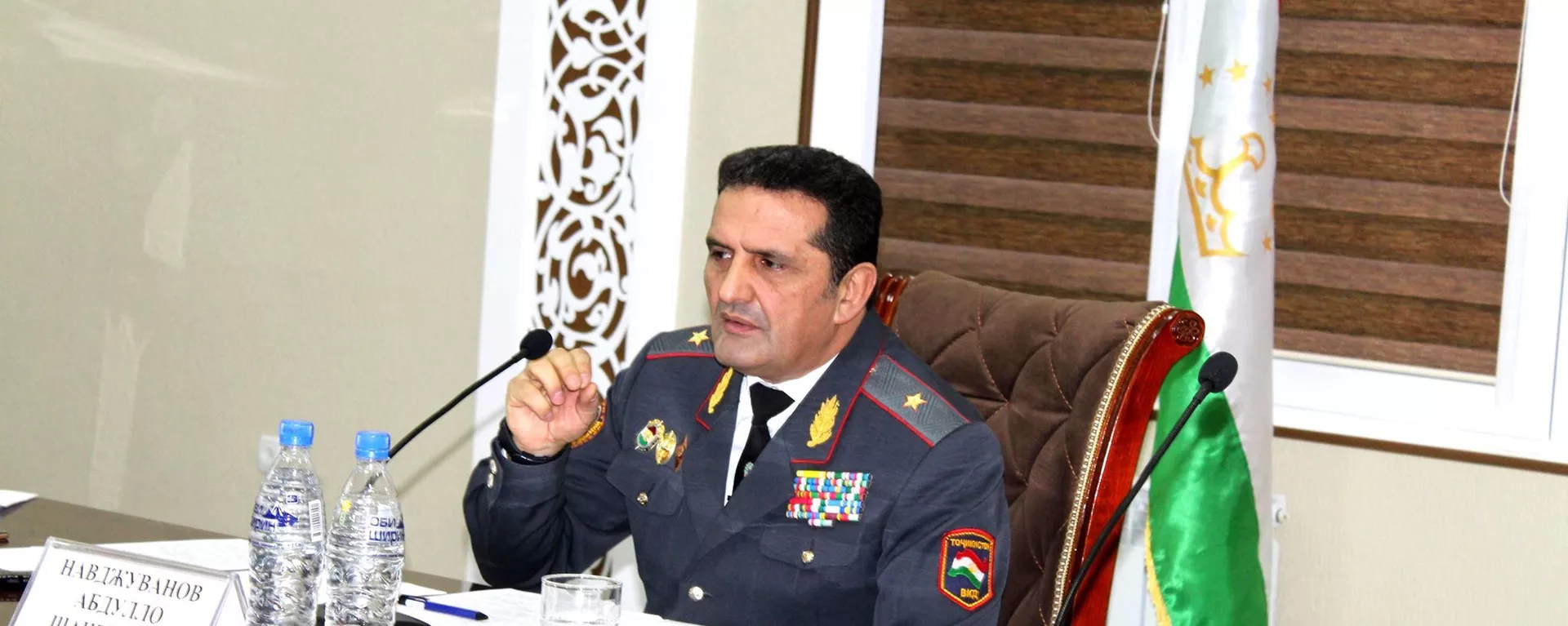 Абдулло Навҷувонов, сардори Раёсати Вазорати корҳои дохилӣ дар Суғд - Sputnik Тоҷикистон, 1920, 16.11.2020