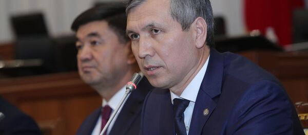 Новый вице-премьер Кыргызстана Акрам Мадумаров. Архивное фото - Sputnik Тоҷикистон