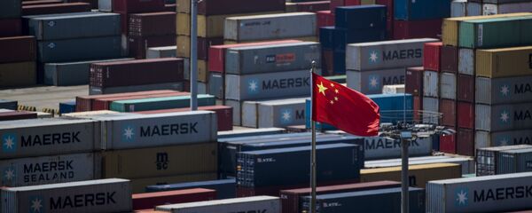 Торговый порт в Шанхае. Архивное фото - Sputnik Таджикистан