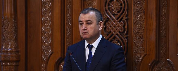 Музаффар Ашуриён, вазири адлияи Тоҷикистон Музаффар Ашуриён, вазири адлияи Тоҷикистон - Sputnik Тоҷикистон