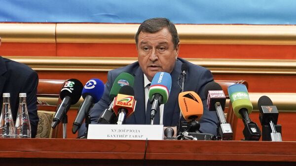 Глава ЦИК Бахтиёр Худоёрзода огласил результаты парламентских выборов - Sputnik Таджикистан
