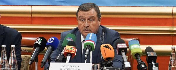 Глава ЦИК Бахтиёр Худоёрзода огласил результаты парламентских выборов - Sputnik Тоҷикистон
