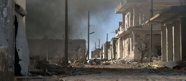 Ситуация в населенном пункте ад-Дейр аш-Шаркий в Сирии - Sputnik Тоҷикистон