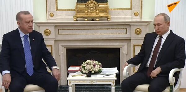 Переговоры Путина и Эрдогана - видео - Sputnik Тоҷикистон
