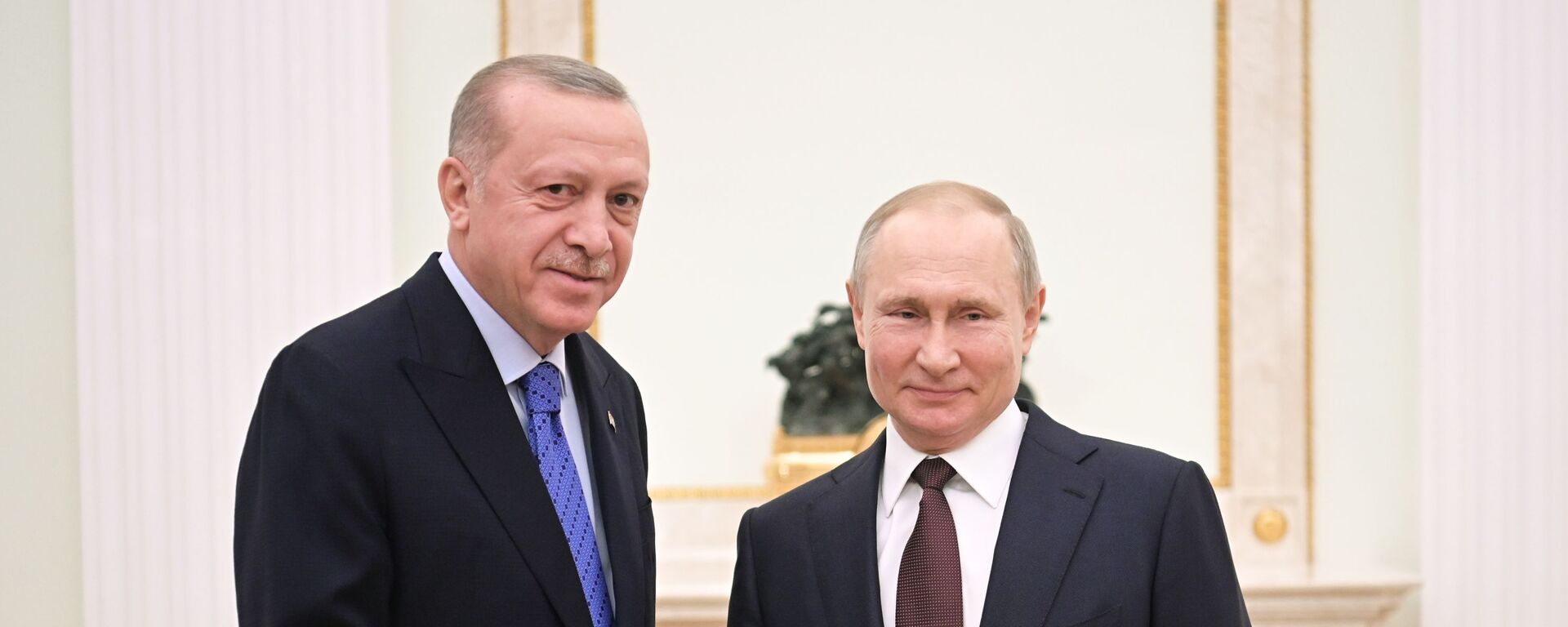 Президент РФ В. Путин встретился с президентом Турции Р. Эрдоганом - Sputnik Таджикистан, 1920, 24.10.2020