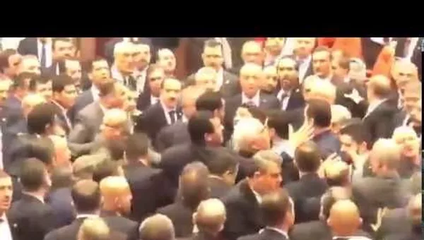 Массовая драка в турецком парламенте - Sputnik Тоҷикистон