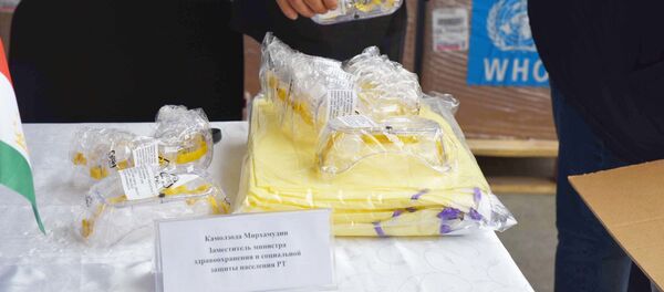 Гуманитарная помощь от ВОЗ для борьбы против коронавируса - Sputnik Тоҷикистон