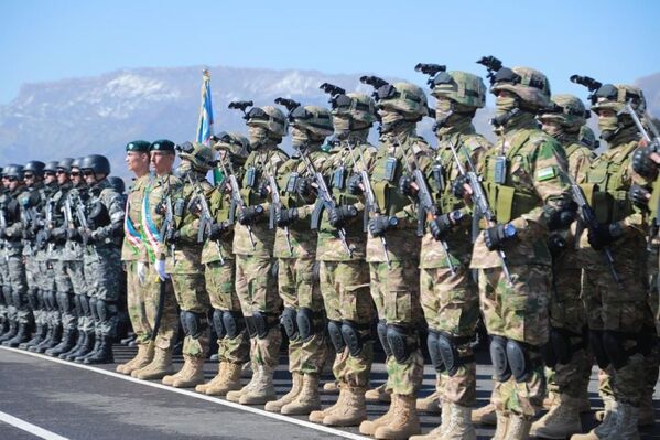 Узбекско-таджикские военные учения 2020  - Sputnik Таджикистан