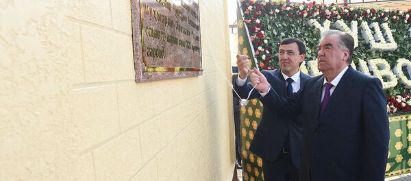 Эмомали Рахмон в Гулистоне - Sputnik Таджикистан
