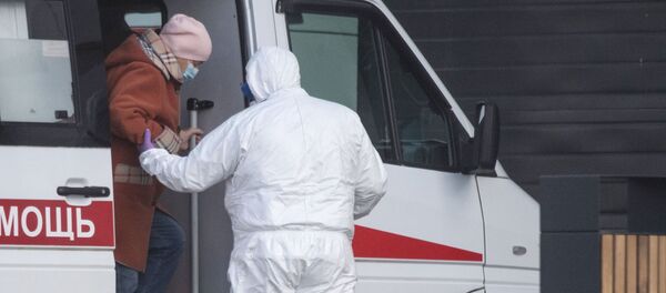 Больница в Коммунарке для пациентов с подозрением на коронавирус Больница в Коммунарке для пациентов с подозрением на коронавирус - Sputnik Тоҷикистон