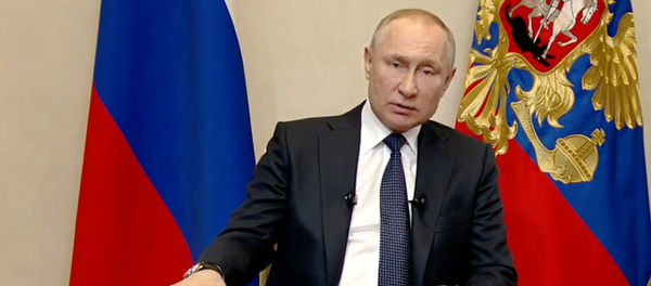  Владимир Путин выступает с обращением к нации - Sputnik Таджикистан