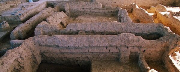 Фрагмент раскопок поселения Саразм - Sputnik Тоҷикистон