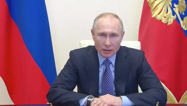 Обращение Владимира Путина к нации в связи с пандемией коронавируса - Sputnik Тоҷикистон