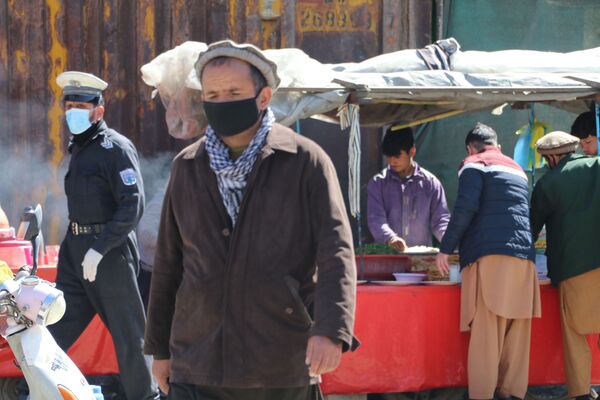 Рынок в Кабуле во время карантина - Sputnik Таджикистан
