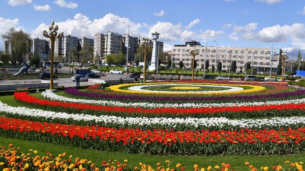 Цветы в городе Душанбе - Sputnik Таджикистан