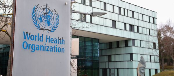 Логотип Всемирной организации здравоохранения (ВОЗ) здания в Женеве - Sputnik Тоҷикистон