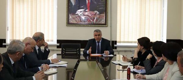 Заседание в Министерстве здравоохранения - Sputnik Тоҷикистон