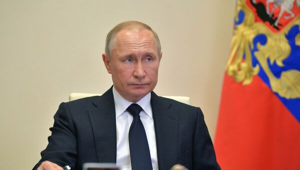 Президент РФ В. Путин провел совещание с членами правительства РФ - Sputnik Тоҷикистон