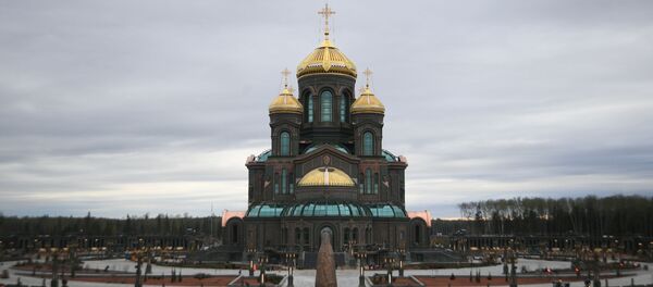 Главный храм Вооруженных сил РФ, расположенный в конгрессно-выставочном центре Патриот в Московской области - Sputnik Таджикистан
