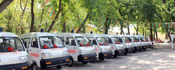 UzAuto Motors отправила партию автомобилей скорой помощи в Таджикистан - Sputnik Тоҷикистон