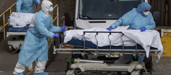 Медицинский персонал извлекает тела из медицинского центра - Sputnik Таджикистан