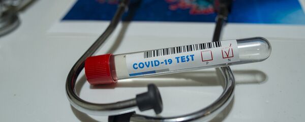 Пробирка с тестом на коронавирус - Sputnik Тоҷикистон